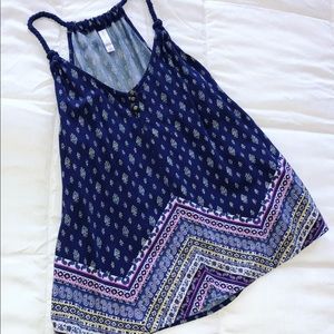 Xhilaration Navy Tank Top